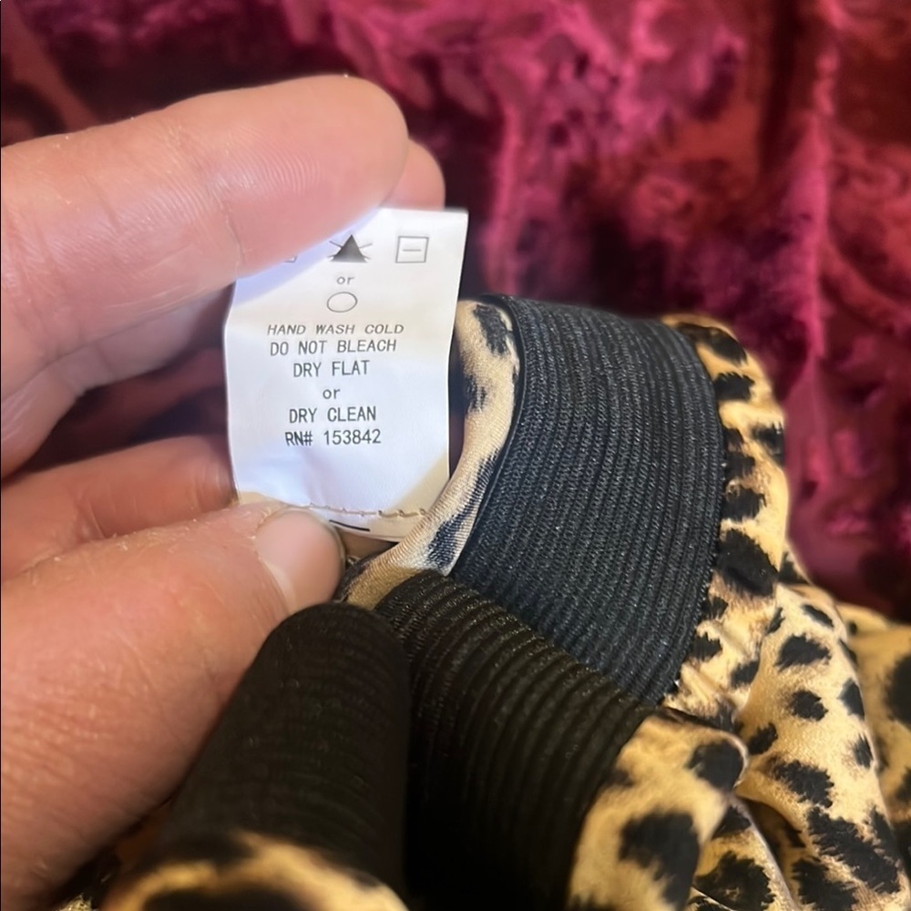 Code Mode Nordstrom Leopard Print Asymmetrical Mi… - image 6
